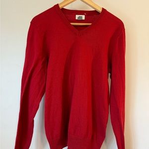 Fleece Red Vintage Long Sleeve